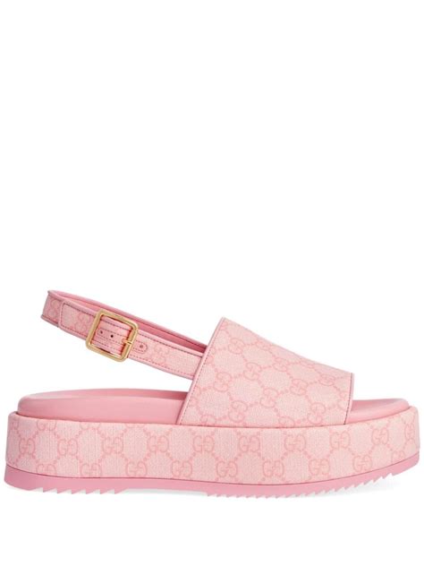 pink gucci sandals platform|Gucci sandals numeran marcus.